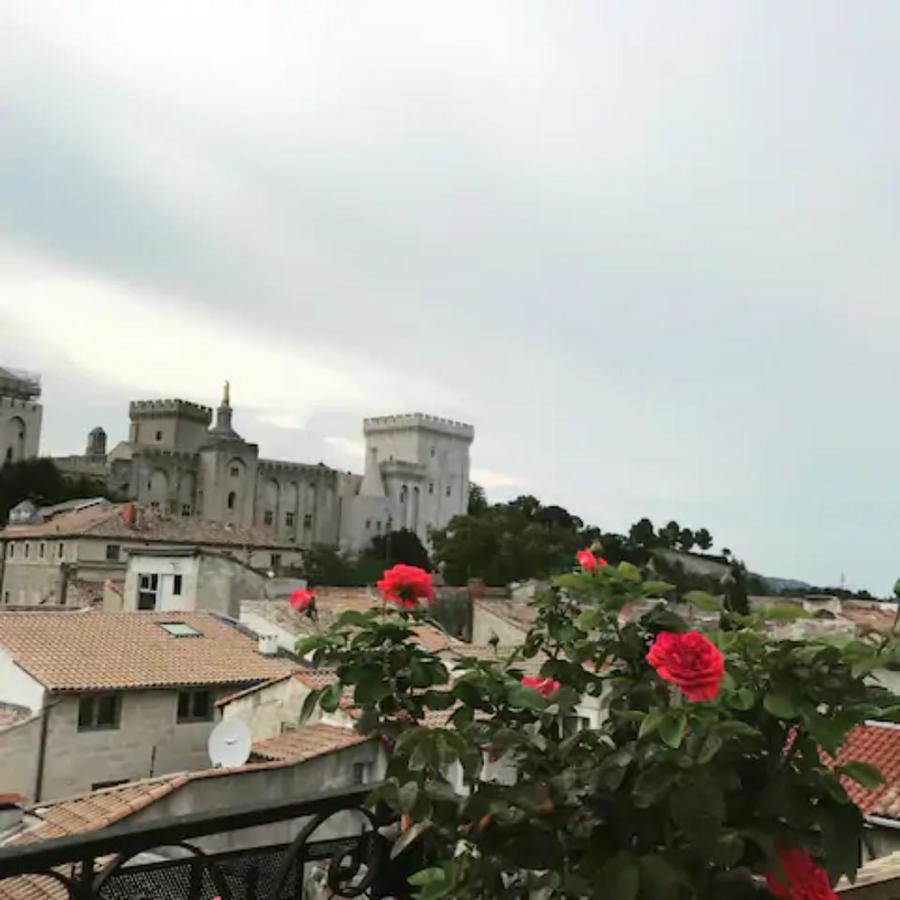 Magnifique Appartement De Charme Avec Vue Sur Le Palais Des Papes A Avignon Wifi Gratuit Buitenkant foto