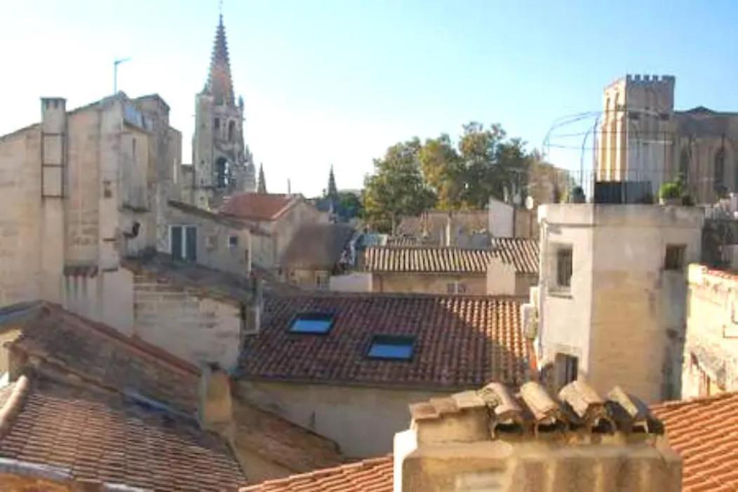 Magnifique Appartement De Charme Avec Vue Sur Le Palais Des Papes A Avignon Wifi Gratuit Buitenkant foto